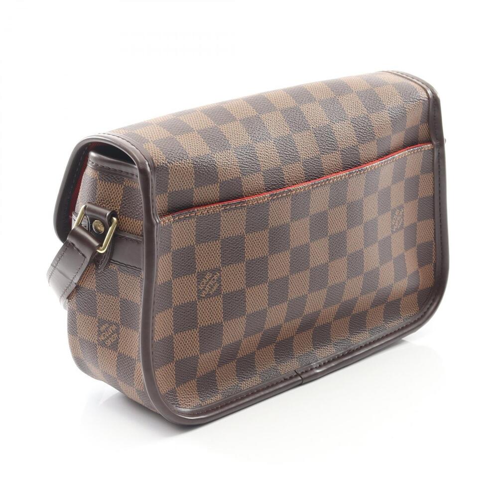 Louis Vuitton Sologne Shoulder Bag Canvas Leather Damier Brown